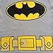 Baby Boys Superman & Batman 2 Piece Long Sleeve Jersey Nightwear Cute Pjs Set,Gray,4T
