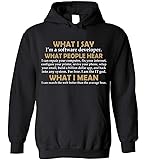 shopdoz I'm A Software Developer Funny Programming Coder Blend Hoodie
