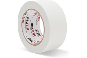 WELSTIK White Gaffer Tape 2 Inches x 33 Yards, No Residue, Non-Reflective,Waterproof, Can be Torn by Hand, Gaffers Cloth Tape for Photography, Shooting Background Fixed