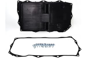 Jaxivo 68225344AA 8-Speed Automatic Transmission Oil Pan with Gasket & Drain Plug Compatible with Ram 1500 2500 3500 & Jeep Grand Cherokee & Dodge Charger, Challenger, Charger & Chrysler 300