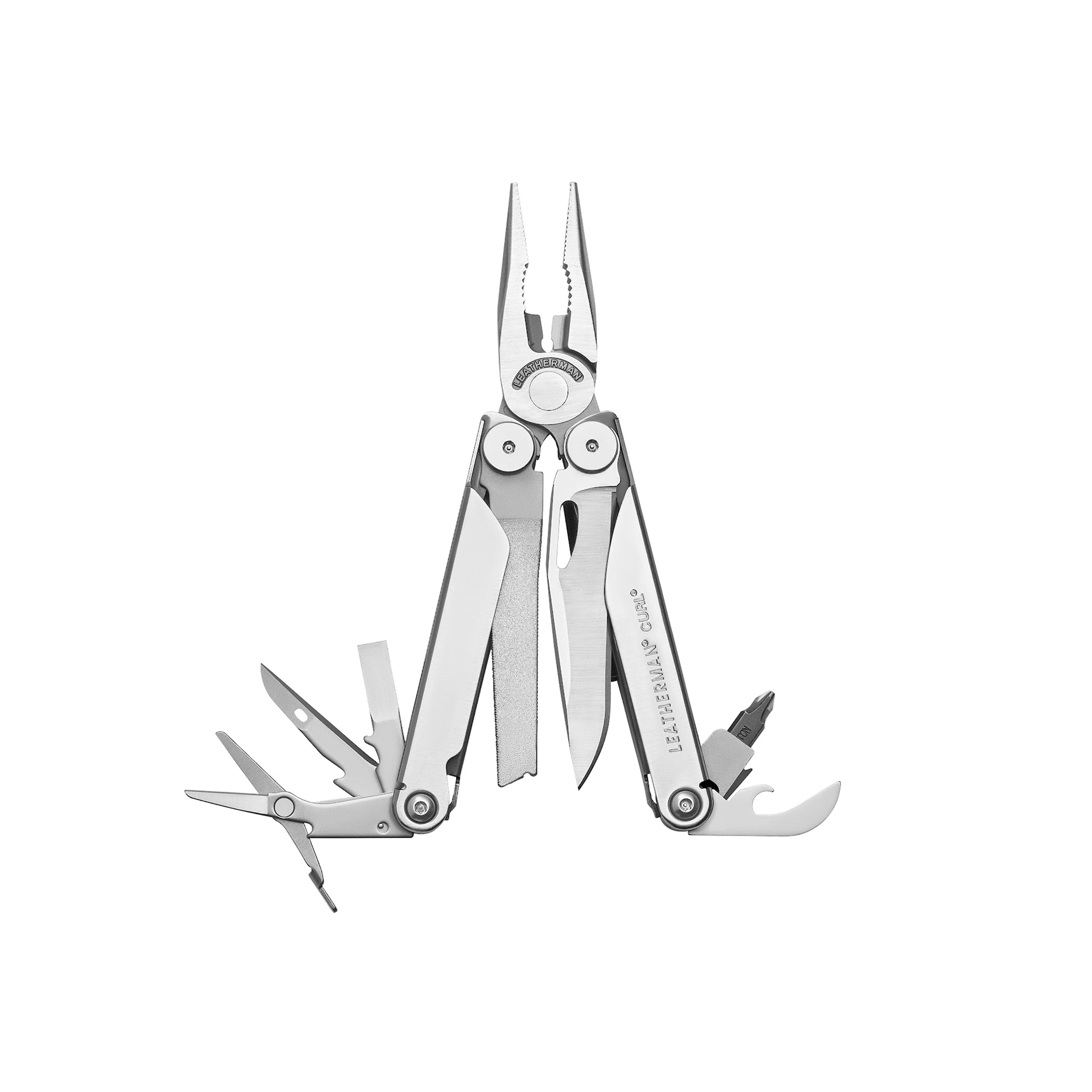 Leatherman Curl Multi-Tool - 15 Tools for Outdoor & Camping, Stainless Steel
