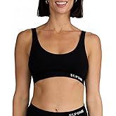STEP ONE Smoothfit Bra 1 Pack, Viscose from Bamboo, Ultra-Soft Padded Bralette, Lifts and Supports, Soft, Moisture Wicking