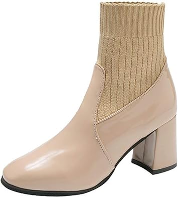 high heel martin boots