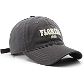 Florida Hat Unisex Baseball Cap Cotton Sun Hat Adjustable Trucker Cap