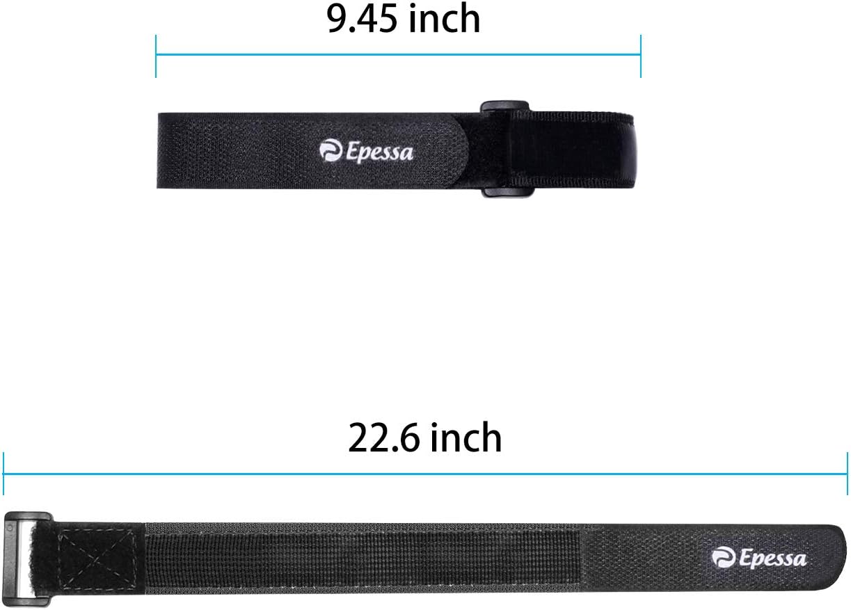 Epessa Bike Rack Strap Bike Wheel Stabilizer Straps, Stonger Grip with Gel, Adjustable, 2 Pack (Black) : Sports & Outdoors