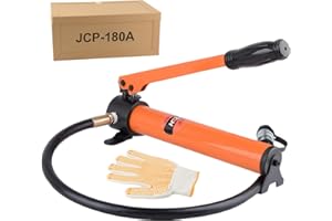 HZLZRZ CP-180 Hydraulic Pump Hand Operated Pump Hydraulic Hand Pump Manual Pump for Porta Power and Jack (1000psi) (HZ-180)