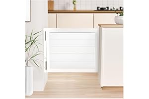 PENGFEI Swinging Cafe Door Pine Wood Saloon Door Includes Hinges, Single Half Doors for Kitchen Shop Entrance Partition Pub,Painted Finished