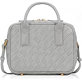 GASSDA Woven Bag for Women Top Handle Satchel Handbag Crossbody Bag PU Leather Shoulder Bag Woven Purses for Women