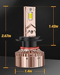SEALIGHT High Power H7 LED Bulbs, 900% Brighter 1:1