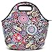 Chrysansmile Insulated Lunch Bag Neoprene Small Lunch Box for Women Soft Cooler Bag Cute Lunch Tote for Work Outdoor Picnic