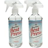 Mary Ellen's Best Press -2 pack - Clear Starch Alternative Ironing Spray, Scentless, 16.9 oz - Wrinkle Resister &amp; Soil Guard for Quilting and Sewing