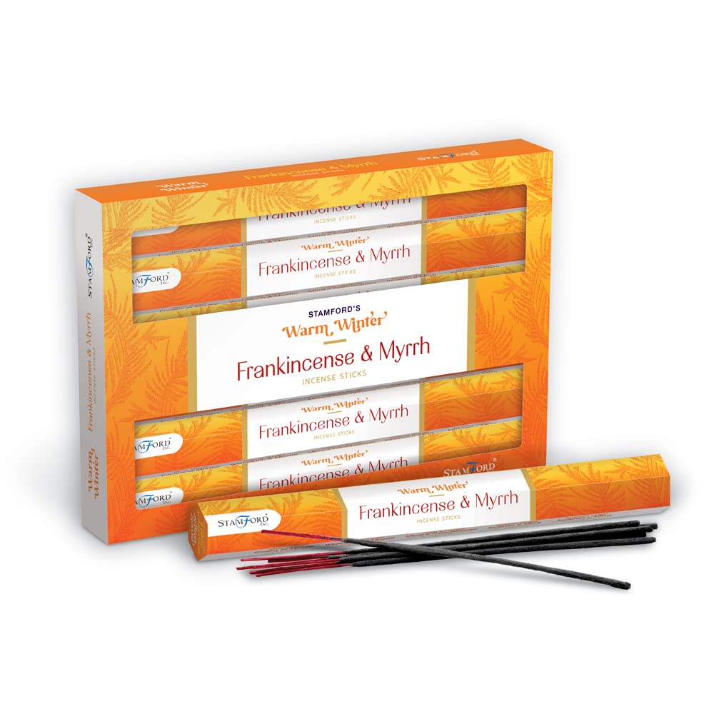 Stamford Incense Sticks - Premium Aromatherapy through Refined Fragrances and Essential Oils, Soothing and Refreshing Sticks for Your Home and Personalised Spots