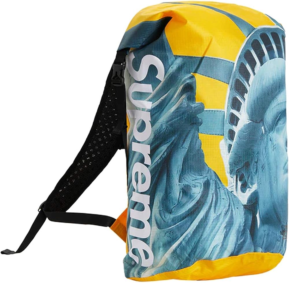supreme yellow backpack