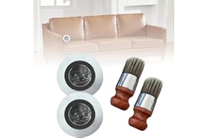 EPJJI Leather & Furniture Repair Salve, 2024 New Protective Leather Salve Furniture Salve for Leather, Leather & Furniture Repair Salve + Applicator Brush for Wood Bag Furniture (2)