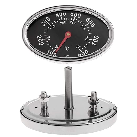 Fanst Temperature Tester,Smoker Gas Grill Lid Thermometer Gauge Camping Cooking Temp Heat Indicator 22551