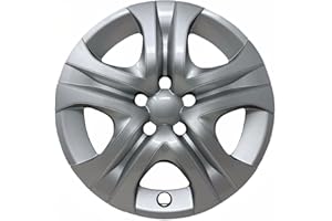 CAROLINA WHEEL COVER Premium Replica Hubcap, Replacement for Toyota Rav4 2013-2015, 17-inch Wheel Cover (1-Piece)