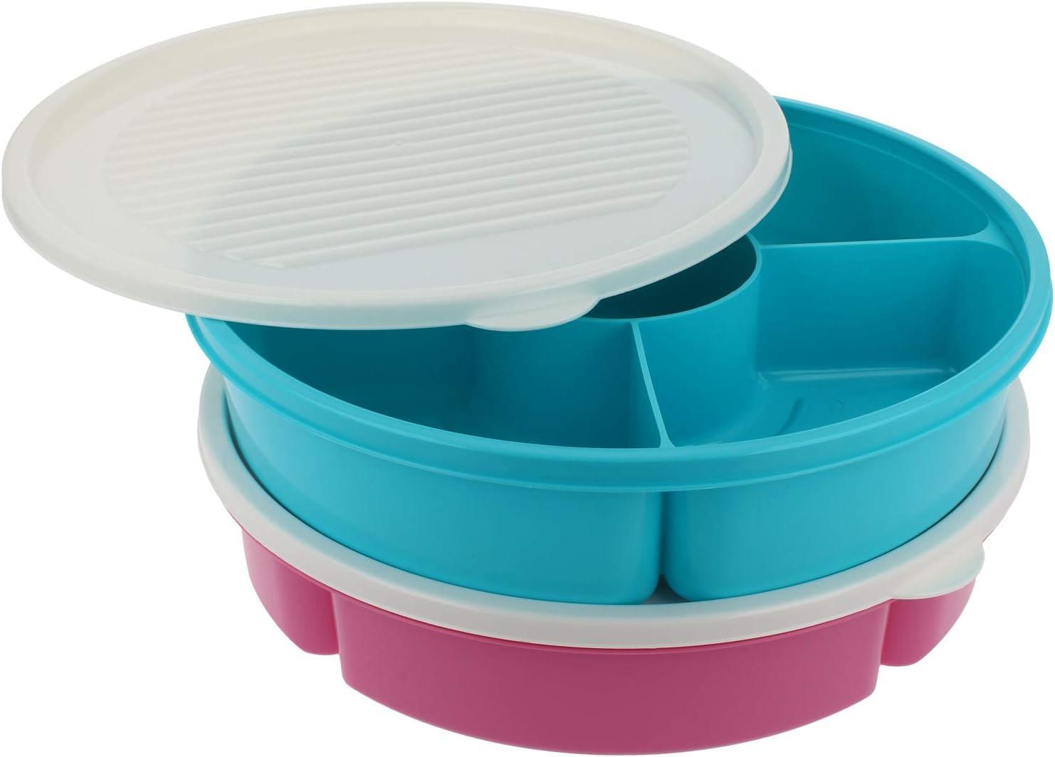 comfour® 2X Storage Box for Camping, Picnic and Home Serving Tray