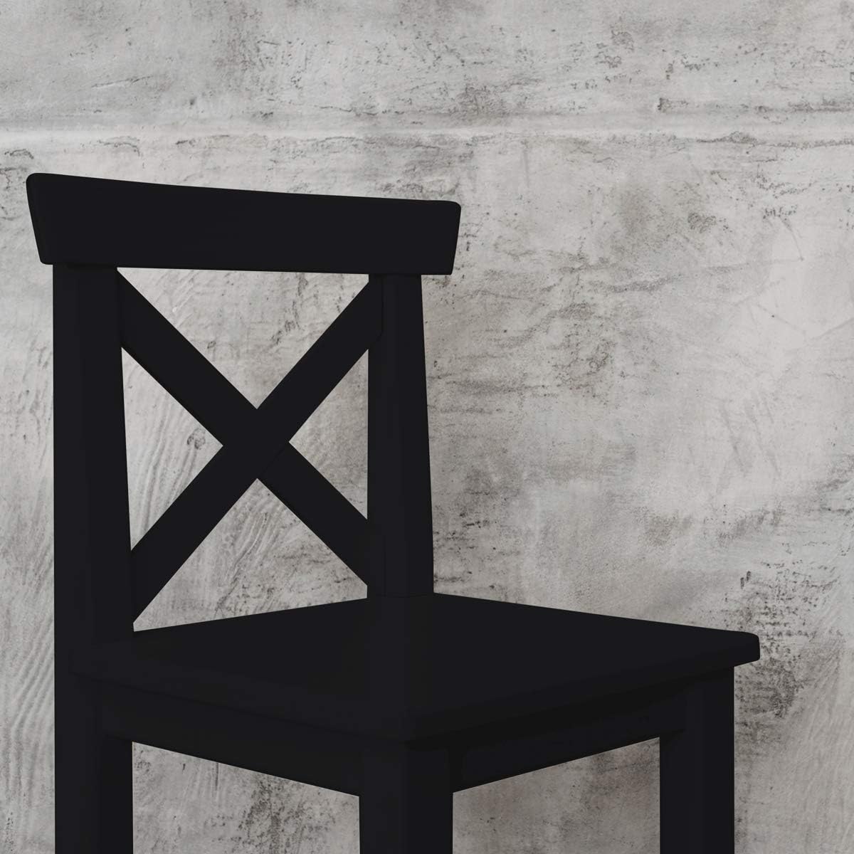 Hemway Chalk Paint Jet Black Furniture Paint 1L, Matt Finish Shabby Chic, Chalk Furniture & Walls, Quick Dry & 1 Coat - Image 4