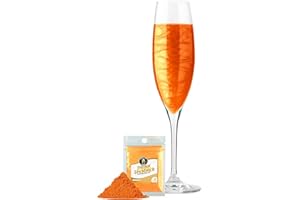 CAPPSTAN UK Twinkle My Drink® Halloween Orange Premium Edible Glitter for Drinks | Halloween Drink Decorations | Halloween Party Accessories | Drink Glitter | 5g up to 25 Servings