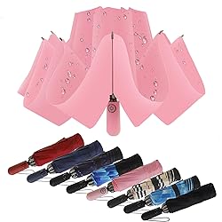 ZDSSM Compact Travel Umbrella Inverted Reverse
