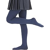 Paralinda Girls Colorful Fleece Lined Tights Kids Warm Thermal Tights