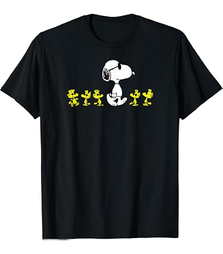 Amazon.com: Peanuts - Snoopy Charlie Brown Record T-Shirt