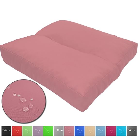 Loungekissen Wave schmutz- und wasserabweisende Outdoor Kissen Sitzauflage Polster für Sitzbänke und andere Gartenmöbel Sitzk