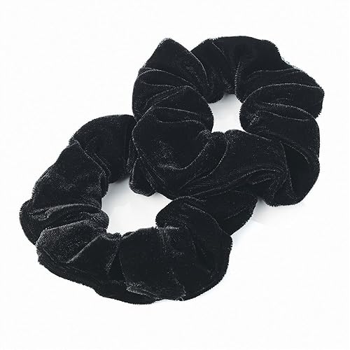 12 Pack Hair Scrunchies Velvet Scrunchy Bobbles Elastic Hair Bands, 12