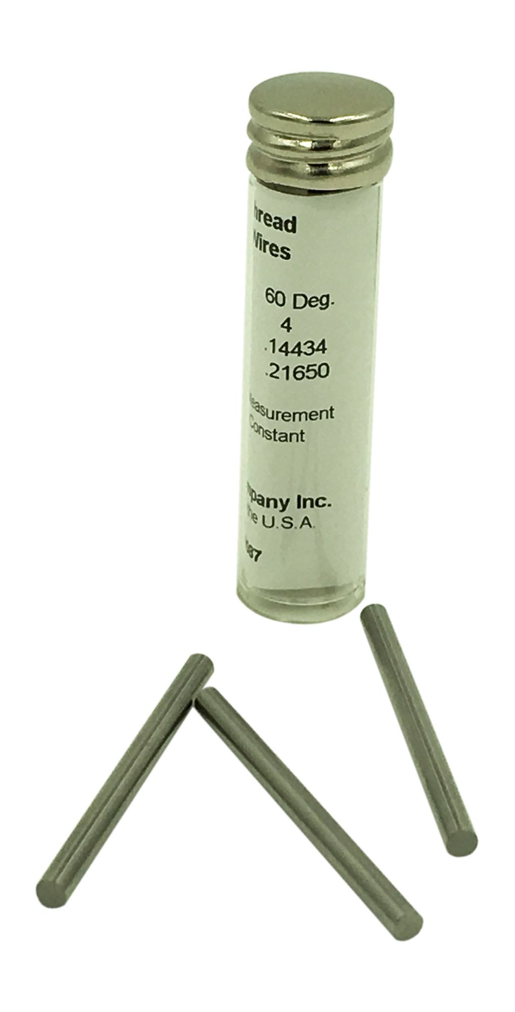 Meyer Gage 60 Degree 4 TPI English Thread Measuring Wires, 4 Pitch