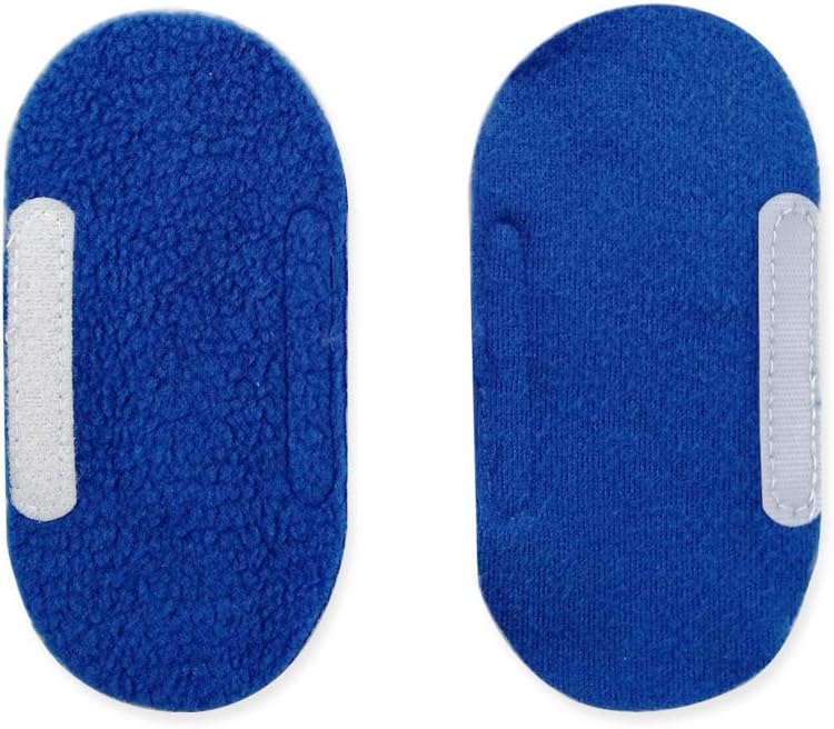 Headgear Strap Covers,Comfort Pads,Repeatable Universal CPAP Mask Pads for Resmed Air F20 N20 F30 Nasal Pillow (Blue Velcro,4pcs)