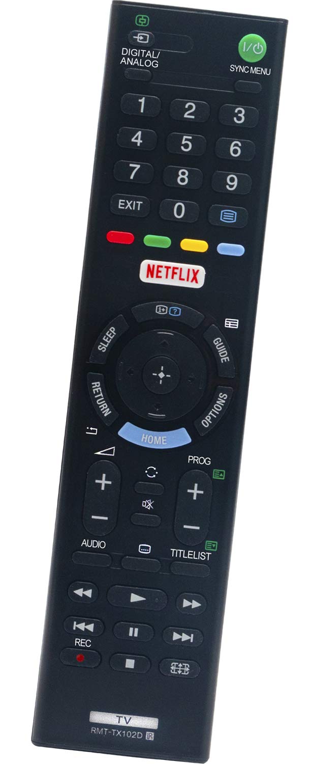 ALLIMITY RMT-TX102D Remote Control Replace fit for Sony LED LCD Bravia TV KDL-43WD757 KDL-43WD758 KDL-48WD655 KDL-32WD752 KDL-48R553C KDL-32R505C KDL-32WD754 KDL-40WD650 KDL-32WD750