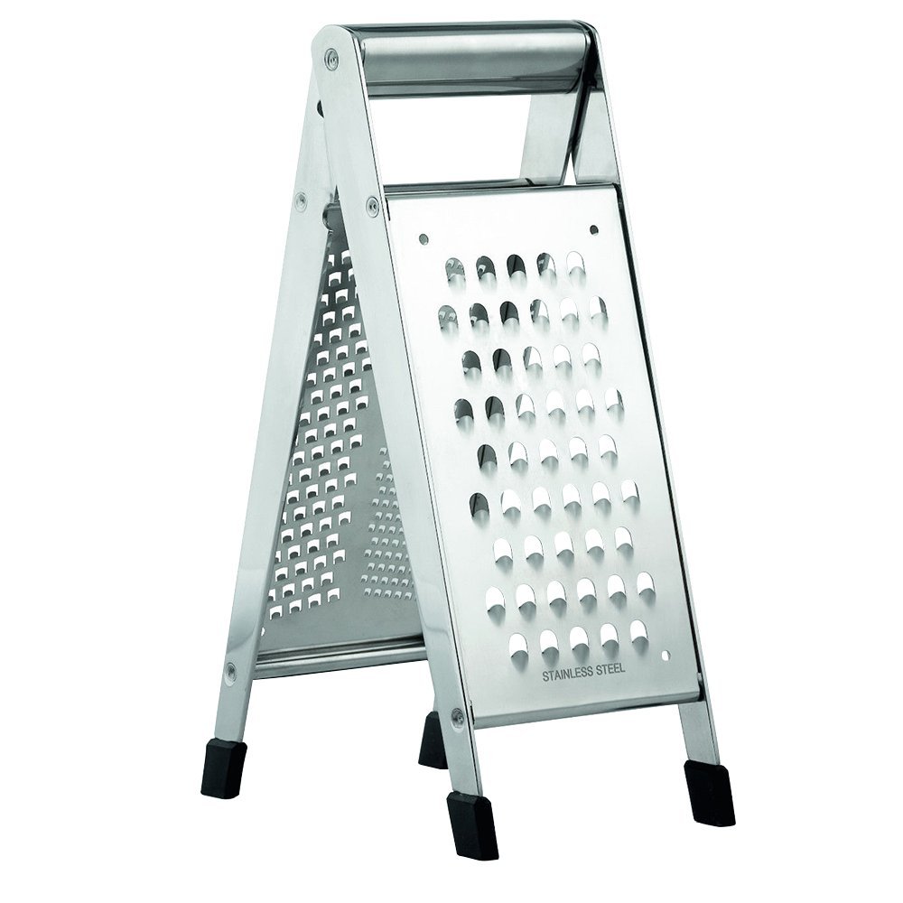 Weis Folding Grater, Stainless Steel, Silver, 9 x 10 x 24 cm