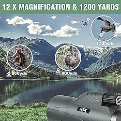 12x56 High Power Monocular Telescope with
