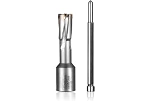 ANGELSWORD TCT Annular Cutter Diameter 9/16", Cutting Depth 1-3/8" Tungsten Carbide Tipped, Mag Drill Bits Kit for Magnetic Drill Press, with One 1/4"*3.5" Pilot Pin