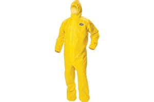 Kimberly-Clark Kleenguard A70 Yellow 3XL Polyethylene/Polypropylene Disposable Chemical-Resistant Coveralls - 036000-09816 [PRICE is per EACH]