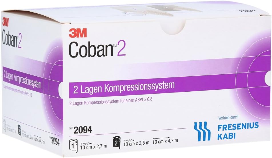 3M Coban 2 Lagen Kompressionssystem Binden, 1 pcs. Bandage