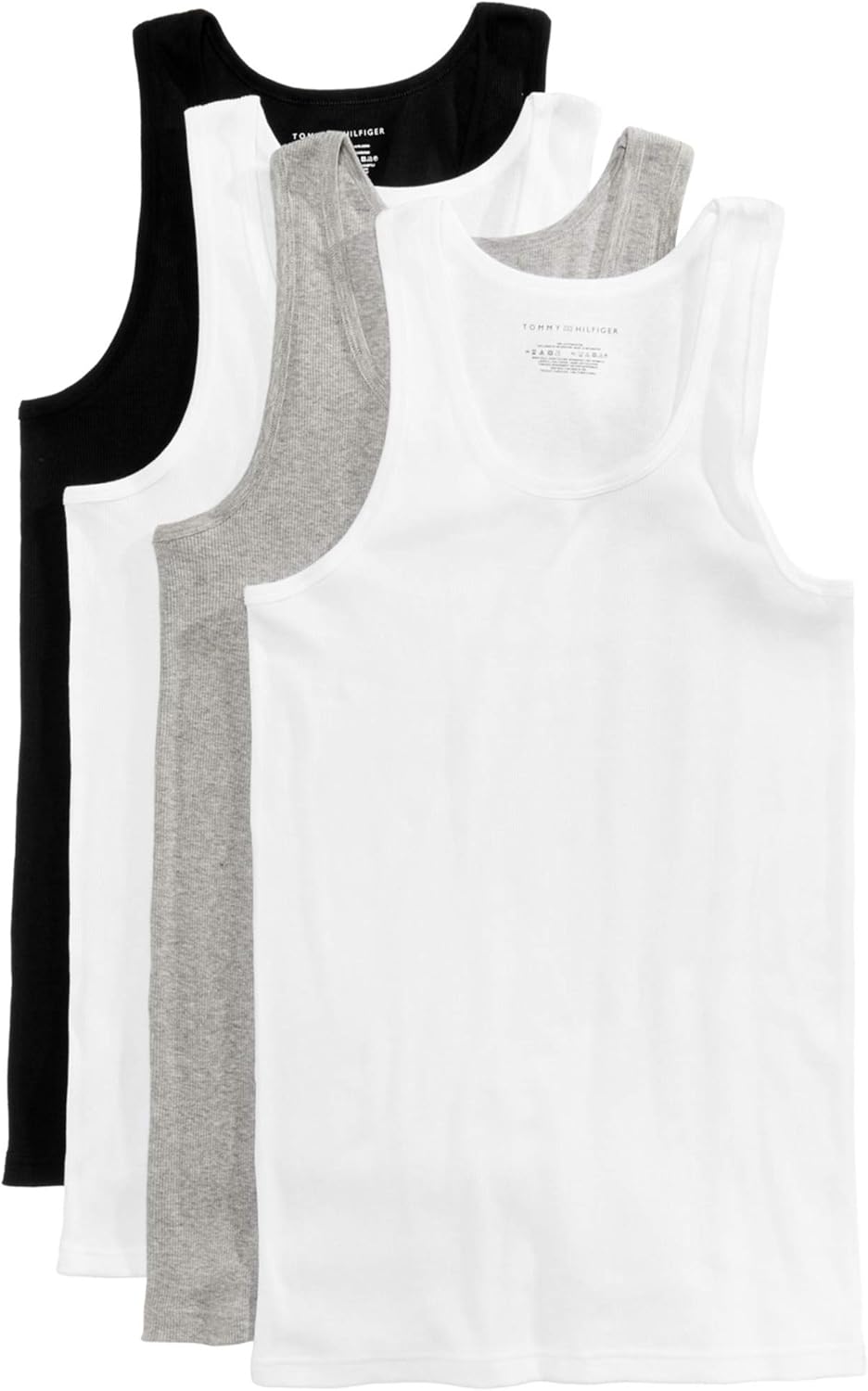 Tommy Hilfiger Mens 4 Pack Tank Top at Amazon Men’s Clothing store