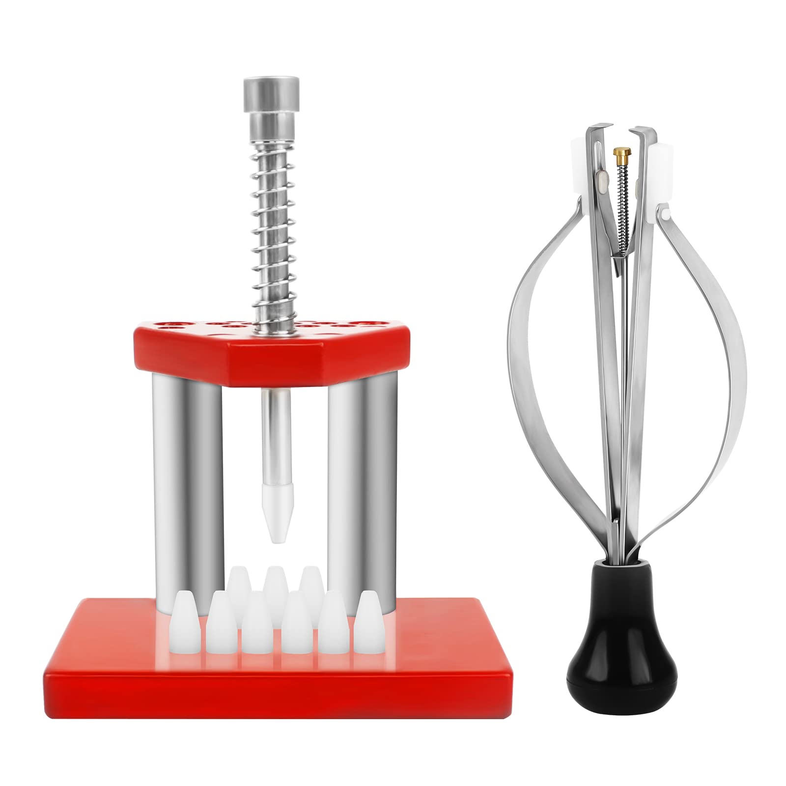 LiangDian Watch Hand Remover and Puller - 2Pcs Professional Watch Repair Kit with Hand Presser and Setting Tool