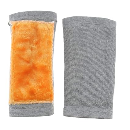 Baoblaze 1 Paar Anti Rutsch Kniebandage, Outdoor Thermal Knie Wärmer Pad Brace Stützband Wrap Schmerzenlindernung Kompression