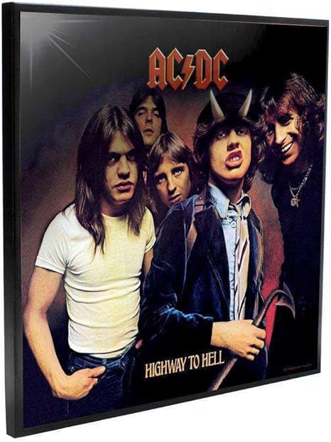 Amazon Com Ac Dc Crystal Clear Picture Highway To Hell 32 X 32 Cm Nemesis Acdc Posters Posters Prints