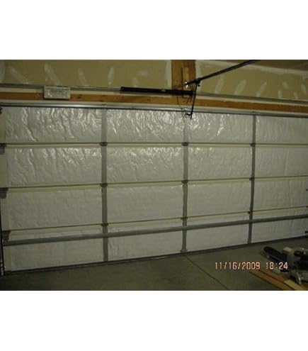 2 Car Garage Door Insulation Kit R8 Fits 18x7 18x8 5 Panel Door (W/ SPRAY ADHES