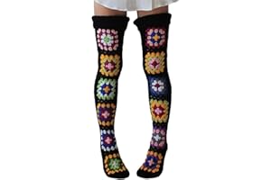 Women's Thigh High Socks Winter Warm Over The Knee Cotton Crochet Boot Fashion Extra Long Leg Warmers Gifts Extra Long Leg Wa
