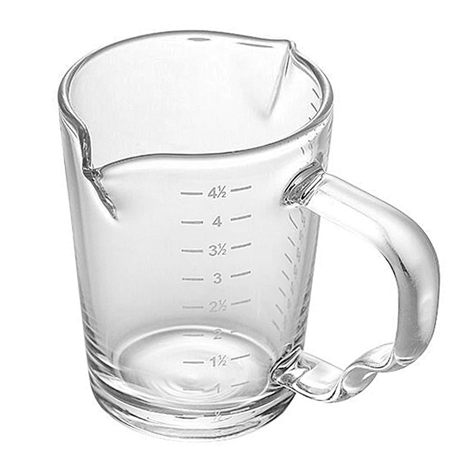 150ml Double Spouts Heat-Resistant Glass Measuring Cup With Clear Scale for Bar Party Wine Cocktail Drink Milk Coffee