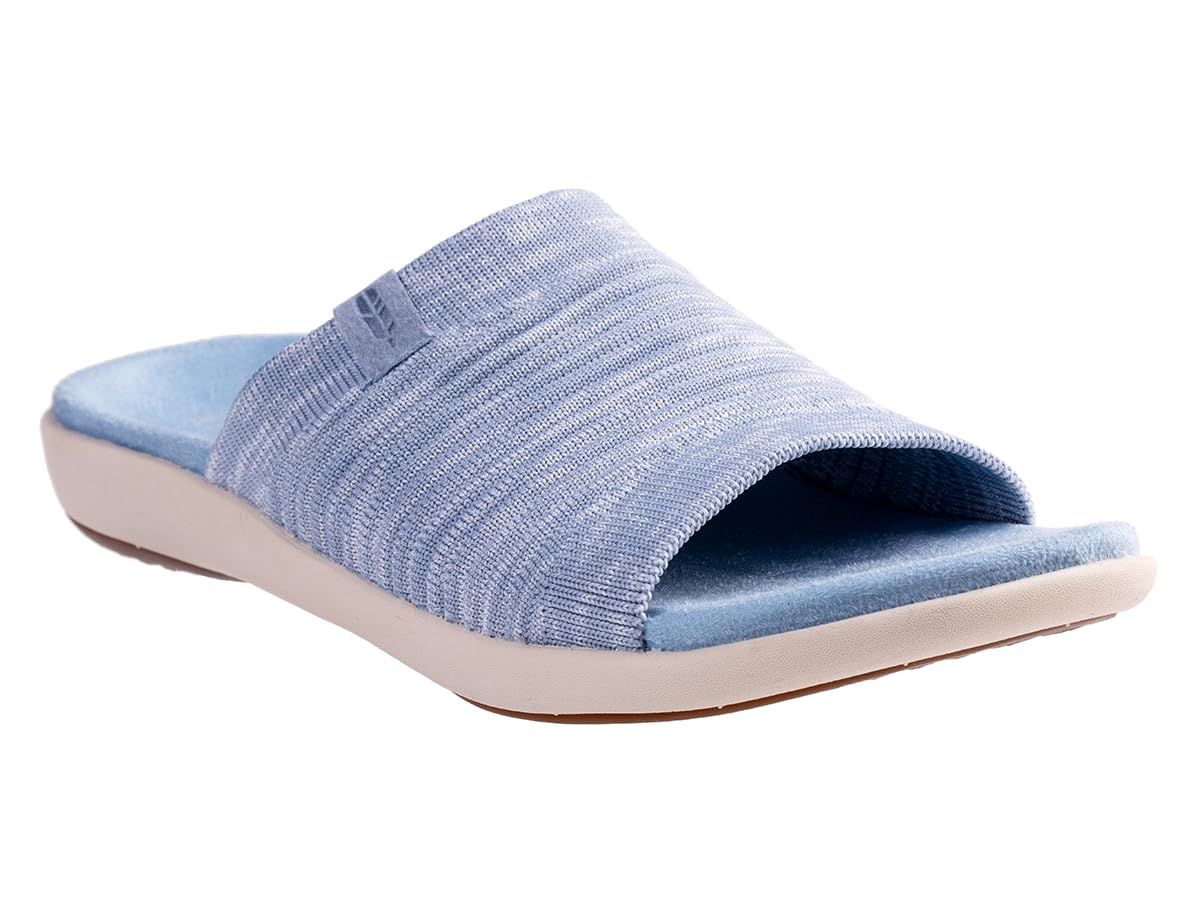 REVITALIGN Women’s Vanessa Slide Sandal, Blue Fog, 7 Wide