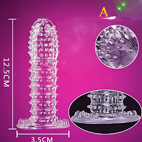 sandywident 5pcs Adult Sex Fun Elastic Rubber Reusable Condoms Adult Couples Toy Sex Extender Products Condom Sex Massager