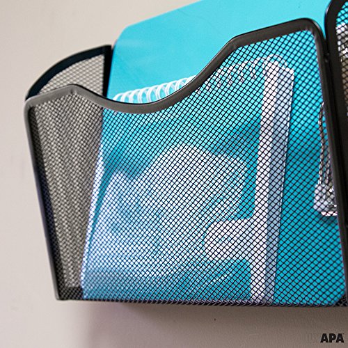 image for Ilyapa Wall File Folder Set of 2 – Wall Mounted Hanging File Folders