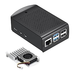 iUniker Metal Case for Raspbery Pi 5, Pi 5 Case