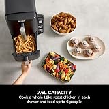 Ninja Double Stack Air Fryer 7.6L Dual Drawers 4 Levels Black SL300UK view 5