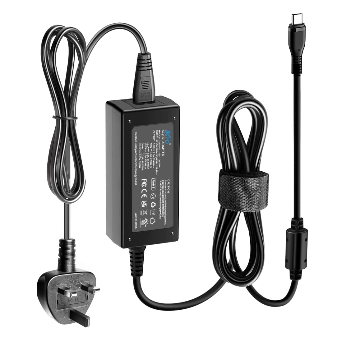 KFD 65W 45W Battery Charger USB C Plug for DJI NEO/Mini 4 Pro/Mini 4K/Mini 3/ Mini 3 Pro/Air 3/3S/Mavic 3 Avata 2 Drone Accessories RC2 N1 N2 N3 RC Pro/RC Pro Plus Controller Hub Power Adapter Cable