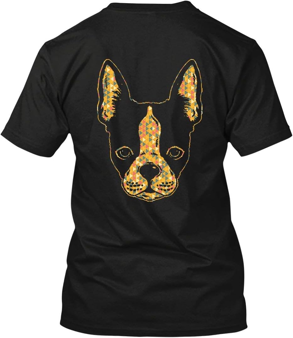 Addblue Boston Terrier - Camiseta de manga corta unisex, playera de